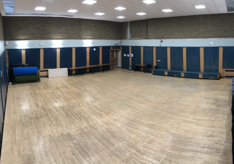 Kinnaird Hall at Leith Community Centre, where the choir rehearses