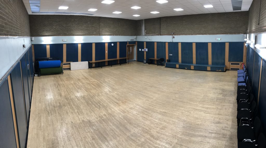 Kinnaird Hall at Leith Community Centre, where the choir rehearses
