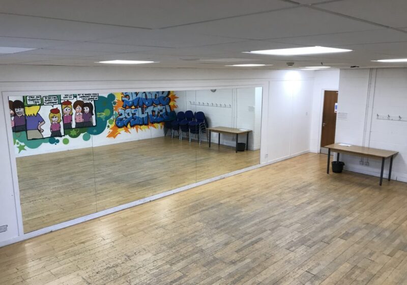 Trinity Room at Leith Community Centre, used for dance and children’s sessions