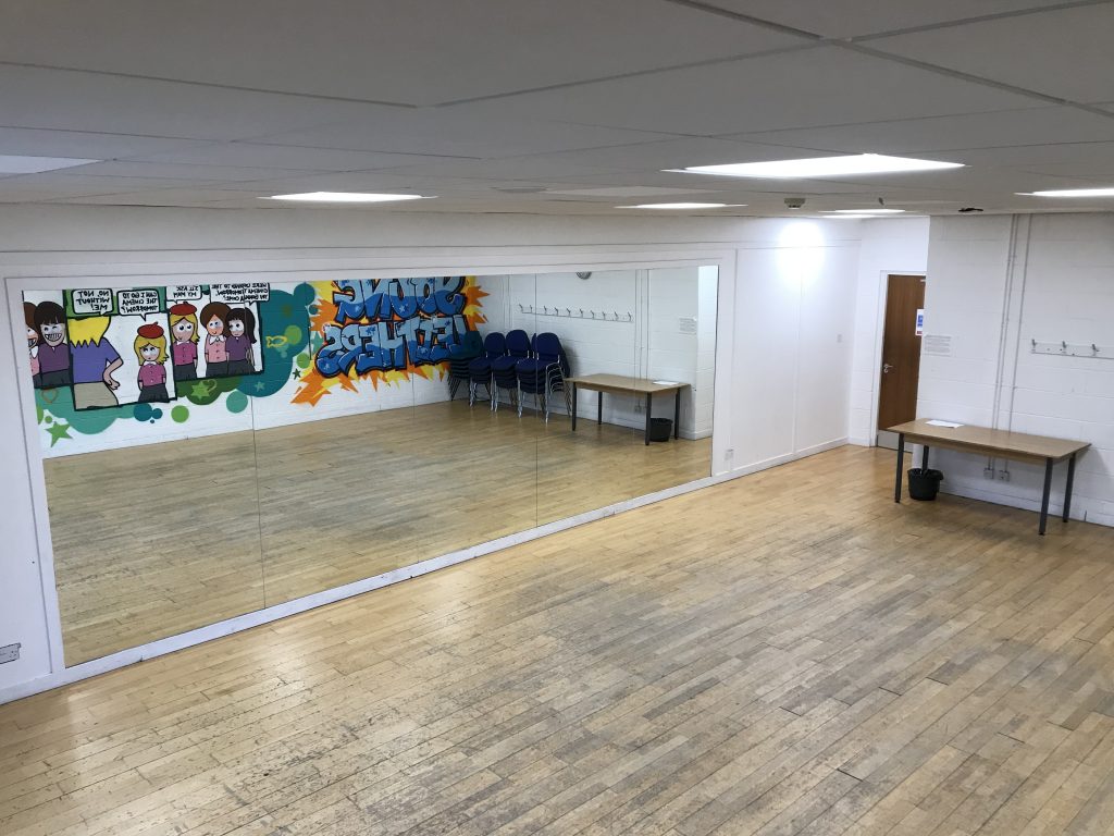 Trinity Room at Leith Community Centre, used for dance and children’s sessions